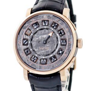 ルイヴィトン LOUIS VUITTON エスカル スピンタイム メテオライト オトマティック Q5EGA3 K18PG無垢×Ti PVD グレー メンズ 腕時計自動巻き グレー 【中古】