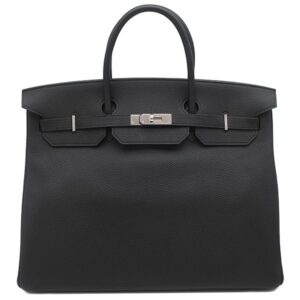 エルメス HERMES ハンドバッグ バーキン40 トゴ ブラック シルバー金具 黒 C刻印 【箱】 【中古】