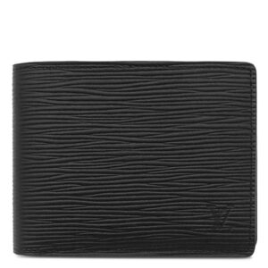 ルイヴィトン LOUIS VUITTON 二つ折り財布 ポルトフォイユ ミュルティプル エピレザー ノワール 黒 札入れ M60662 CT3159 【箱】 【中古】新品同様品