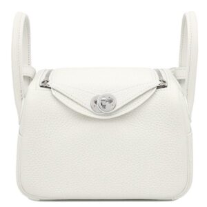エルメス HERMES ショルダーバッグ リンディ ミニ 20 トリヨンクレマンス ニューホワイト シルバー金具 白 B 【箱】 【中古】未使用保管品