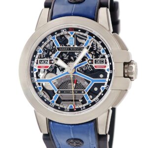 ハリーウィンストン Harry Winston オーシャン プロジェクト Z16 OCEACC42ZZ001 ザリウム トリプルカレンダー 限定 メンズ 腕時計自動巻き シルバー 【中古】