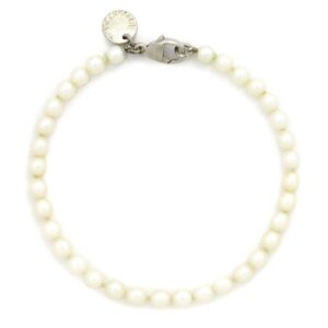 ティファニー Tiffany & Co ブレスレット パール ブレスレット パールホワイトXシルバー フレッシュウォーター パール スターリングシルバー 【中古】中古美品