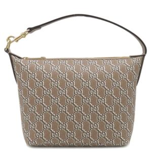グッチ GUCCI ハンドバッグ GGシャドウ GGキャンバス レザー ブラウン ゴールド金具 795059 【箱】 【中古】新品同様品