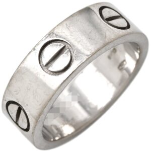 カルティエ Cartier リング 指輪 ラブリング ホワイトゴールド #47 クラシックモデル LOVE Ring 750 18K WG 6.5号 B4084700 【中古】中古品
