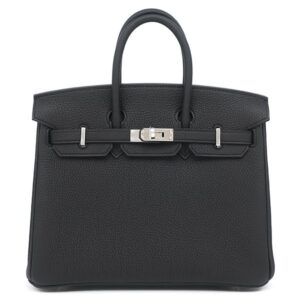 エルメス HERMES ハンドバッグ バーキン 25 トゴ ブラック シルバー金具 新品 未使用 黒 2026年製 G 【中古】未使用保管品