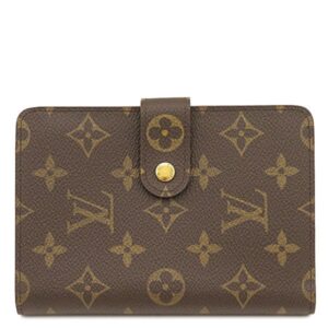 ルイヴィトン LOUIS VUITTON 二つ折り財布 ポルト パピエ ジップ モノグラムキャンバス モノグラム ゴールド金具 茶 ポケットケース欠品 M61207 SP1029 【箱】 【中古】中古美品