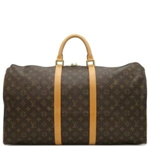 ルイヴィトン LOUIS VUITTON ボストンバッグ キーポル 55 モノグラムキャンバス モノグラム ゴールド金具 茶 M41424 FL1010 【中古】