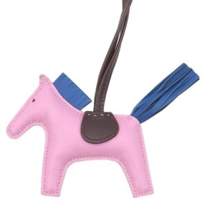 エルメス HERMES バッグチャーム ロデオPM アニョーミロ モーヴシルベストル×ブルーフランス×ルージュセリエ Z 【中古】中古美品