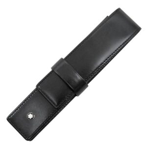モンブラン Montblanc ペンケース マイスターシュテュック クラスプ付きペンケース 1本用 レザー ブラック 黒 ペン入れ 1本 1本差し 【中古】