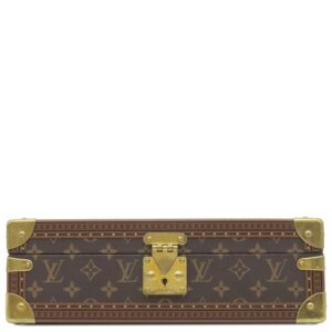 ルイヴィトン LOUIS VUITTON 小物 コフレ 8 モントル モノグラムキャンバス モノグラム ゴールド金具 ウォッチケース 時計入れ 茶 M20039 VR3250 【中古】