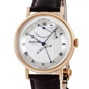 ブレゲ BREGUET クラシック クロノメトリー 7727 7727BR/12/9WU K18RG無垢 ローマン ギヨシェ スモールセコンド メンズ 腕時計手巻き シルバー 【中古】中古美品