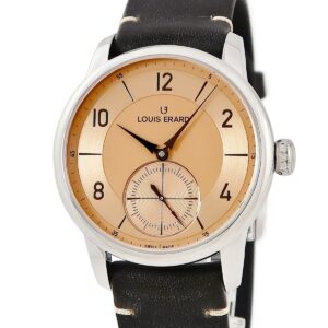 ルイ・エラール LOUIS ERARD エクセレンス スモールセコンド テラコッタ 39mm LE34238AA07BVA26 未使用 メンズ 腕時計自動巻き オレンジ 【中古】