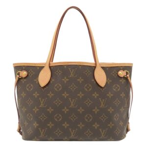 ルイヴィトン LOUIS VUITTON トートバッグ ネヴァーフル PM モノグラムキャンバス モノグラム×ピヴォワンヌ ゴールド金具 茶 ピンク 肩掛け トート M41245 AR2260/MM2270 【箱】 【中古】中古美品
