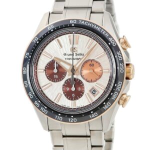グランドセイコー Grand Seiko エボリューション9 コレクション テンタグラフ SLGC006 9SC5-00E0 K18PG×Ti 限定 メンズ 腕時計自動巻き ベージュ 【中古】