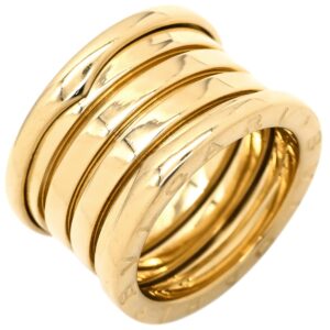 ブルガリ BVLGARI リング 指輪 ビーゼロワン B-zero1 4バンドリング イエローゴールド #49(JP9) 750 18金 YG 8号 【中古】中古品