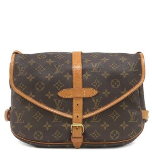 ルイヴィトン LOUIS VUITTON ショルダーバッグ ソミュール 30 モノグラムキャンバス モノグラム ゴールド金具 斜め掛け ダブルフェイス M42256 AR1901 【中古】中古品