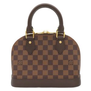 【★3％OFFクーポン】ルイヴィトン LOUIS VUITTON 2WAYバッグ アルマBB ダミエキャンバス ダミエエベヌ ゴールド金具 茶 ショルダーバッグ ハンドバッグ N41221 RFID 【保存袋】 【中古】中古美品