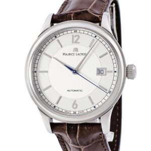 モーリスラクロア Maurice Lacroix レ クラシック オートマティック LC6098-SS001-120-2 未使用 シルバー デイト メンズ 腕時計自動巻き シルバー 【中古】未使用保管品