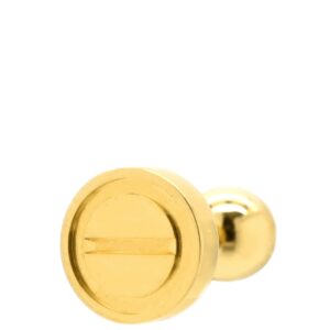 カルティエ Cartier ピアス ラブ シングル スタッド イエローゴールド LOVE Au750 18K 18金 片耳用 ネジ スクリュー式 B8301421 【保証書】 【中古】中古美品