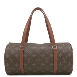 ルイヴィトン LOUIS VUITTON ハンドバッグ パピヨン 30 モノグラムキャンバス モノグラム ゴールド金具 茶 旧型 ボストン M51365 SP0070 【中古】
