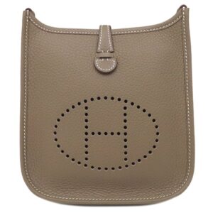 エルメス HERMES ショルダーバッグ エヴリン TPM 16 アマゾン トリヨンクレマンス エトゥープ シルバー金具 グレージュ 2024年製 W 【箱】 【中古】未使用保管品