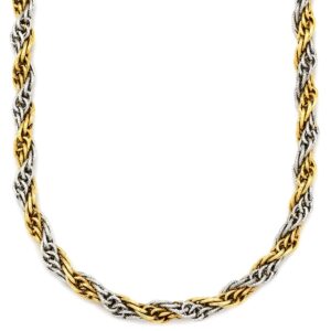 ミキモト MIKIMOTO ネックレス ウェレンドルフ ネックレス ホワイトゴールドXイエローゴールド Wellendorff 14K 585 WG YG ロープ ツイスト 【中古】中古美品