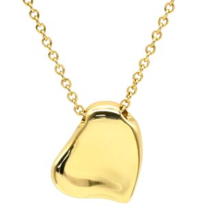 ティファニー Tiffany & Co ネックレス フルハート イエローゴールド T＆Co. 18K 18金 750 YG エルサペレッティ 【中古】中古美品