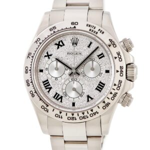 ロレックス ROLEX コスモグラフ デイトナ 116509ZER Z番 K18WG無垢 純正ダイヤ パヴェ スモールセコンド メンズ 腕時計自動巻き シルバー 【中古】中古美品