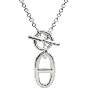 エルメス HERMES ネックレス シェーヌダンクル アミュレット シルバー925 シルバー SV925 【ケース】 【中古】