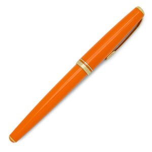 モンブラン Montblanc ボールペン ジェネレーション GP プレシャスレジン オレンジ×ゴールド インク切れ キャップ式 【中古】中古美品