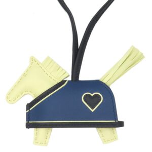 エルメス HERMES バッグチャーム ロデオ ロベオ クール PM アニョーミロ ヴォースイフト ジョーヌミルトン×ブルーニュイ×ブルータイ 新品未使用 2025年製 K 【箱】 【中古】未使用保管品