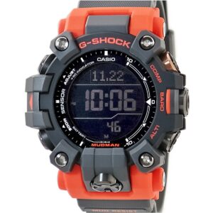 カシオ CASIO G-SHOCK マッドマン GW-9500-1A4ER Gショック デジタル 耐衝撃 防水 GMT 赤 メンズ 腕時計クオーツ ブラック 【中古】未使用保管品