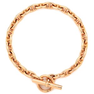 エルメス HERMES ブレスレット シェーヌダンクル TPM ローズゴールド ピンクゴールド 26コマ 18K 750 PG 【箱】 【中古】中古美品