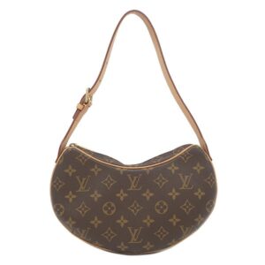 【★3%OFFクーポン】ルイヴィトン LOUIS VUITTON ショルダーバッグ ポシェット クロワッサン モノグラムキャンバス モノグラム ゴールド金具 茶 ショルダー M51510 SP1022 【中古】中古美品