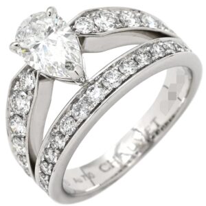 ショーメ CHAUMET リング 指輪 ジョゼフィーヌ コレクション ティアラ ダイヤリング ホワイトゴールド Chaumet 750 18K 18金 9号 【箱】 【中古】