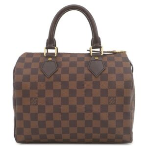 ルイヴィトン LOUIS VUITTON ハンドバッグ スピーディ 25 ダミエキャンバス ダミエエベヌ ゴールド金具 茶 ボストン N41532 SP1027 【中古】