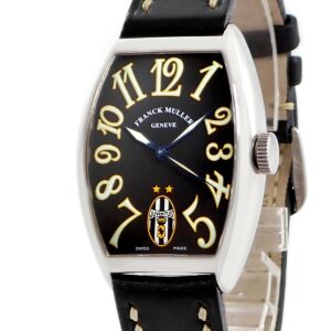 フランクミュラー FRANCK MULLER トノウカーベックス ユベントス 5850 JUVENTUS ブラック 青針 セリエA コラボ 限定 メンズ 腕時計自動巻き ブラック 【中古】中古美品