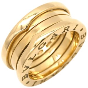 ブルガリ BVLGARI リング 指輪 ビーゼロワン B-zero1 3バンド イエローゴールド #48 Au750 18K 18金 8号 【中古】