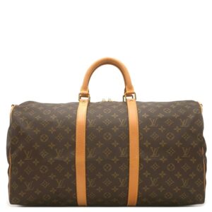 ルイヴィトン LOUIS VUITTON ボストンバッグ キーポル バンドリエール50 モノグラムキャンバス モノグラム ゴールド金具 茶 鍵・パドロック欠品 M41416 VI0932 【中古】
