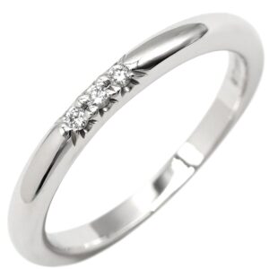 ティファニー Tiffany & Co リング 指輪 フォーエバー ダイヤ プラチナシルバー T＆Co. 3石 3粒 プラチナ 6.5号 【箱】 【中古】