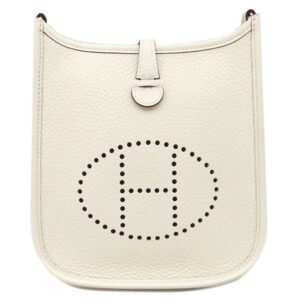 エルメス HERMES ショルダーバッグ エヴリン TPM 16 ロング トリヨンクレマンス クレーム ゴールド金具 2025年製 K 【箱】 【中古】未使用保管品