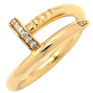 カルティエ Cartier リング 指輪 ジュストアンクル ダイヤ イエローゴールド #53(JP13) 18K 750 JUSTE UN CLOU 13号 B4216900 【箱】 【中古】