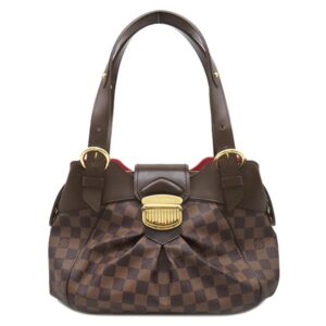 ルイヴィトン LOUIS VUITTON ハンドバッグ システィナ PM ダミエキャンバス ダミエ ゴールド金具 茶 肩掛け N41542 FL1181 【中古】新品同様品