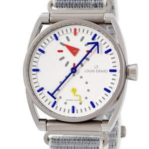 ルイ・エラール LOUIS ERARD エクセレンス レギュレーター アラン・シルベスタイン LE85358TT01BTT83 未使用 限定 メンズ 腕時計自動巻き シルバー 【中古】未使用保管品