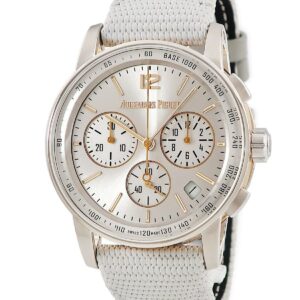 オーデマピゲ AUDEMARS PIGUET CODE 11.59 バイ オーデマピゲ クロノ 26393CR.OO.A009CR.01 K18WG×K18PG コンビ メンズ 腕時計自動巻き シルバー 【中古】