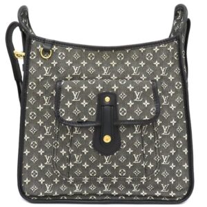 【SALE】 ルイヴィトン LOUIS VUITTON ショルダーバッグ ブザス マリーケイト モノグラムミニキャンバス ノワール ゴールド金具 黒 グレー M92324 VI0055 【中古】