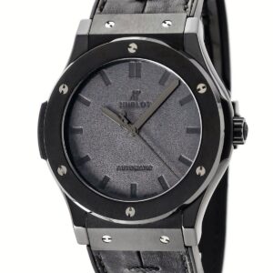 ウブロ HUBLOT クラシックフュージョン ベルルッティ オールブラック 511.CM.0500.VR.BER16 黒 限定 メンズ 腕時計自動巻き ブラック 【中古】
