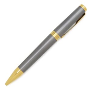 パーカー PARKER ボールペン インジェニュイティ ラッカー ゴールドPVD グレイGT グレー ゴールド M(中字) 1.0 ツイスト式 黒インク 筆記確認済 【中古】