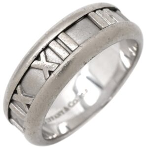 ティファニー Tiffany & Co リング 指輪 アトラス ホワイトゴールド T&Co. 18K 750 WG 14号 【中古】中古品