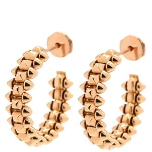 カルティエ Cartier ピアス クラッシュ ドゥ カルティエ SM ローズゴールド ピンクゴールド 750 RG PG 18金 18K B8301415 【箱】 【中古】